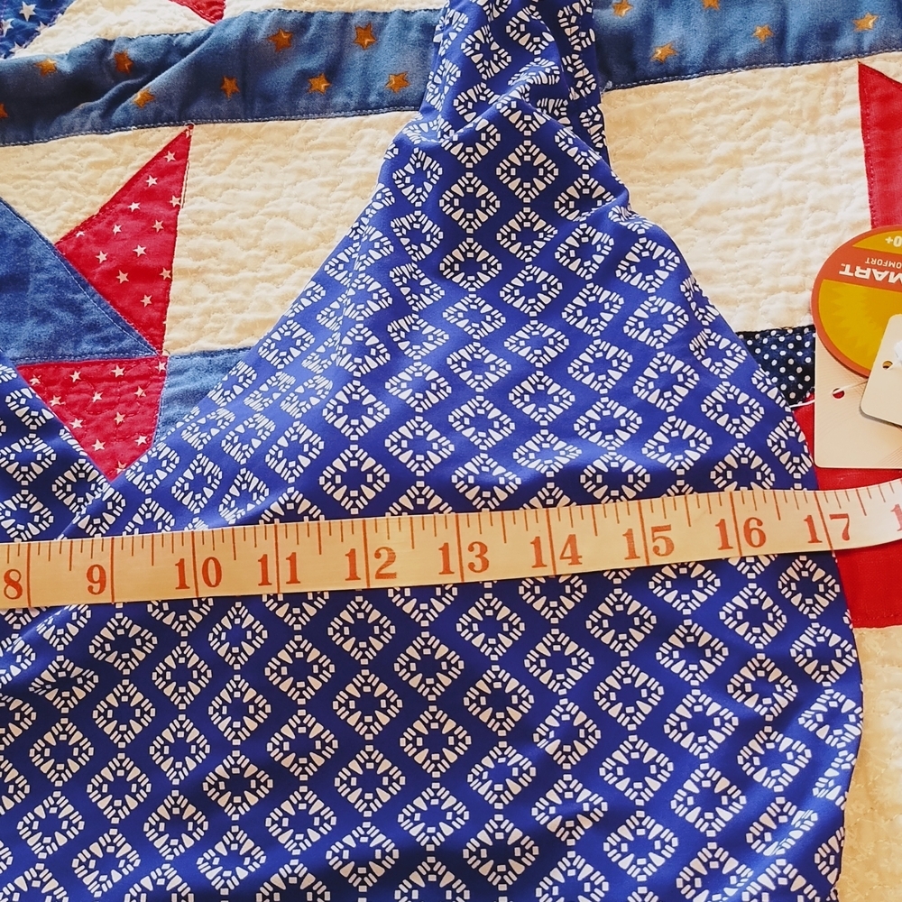 NWT L.L. Bean Shaping Mosaic Tile Tanksuit Geometric V-Neck Swimsuit (#D-14) - Picture 7 of 8